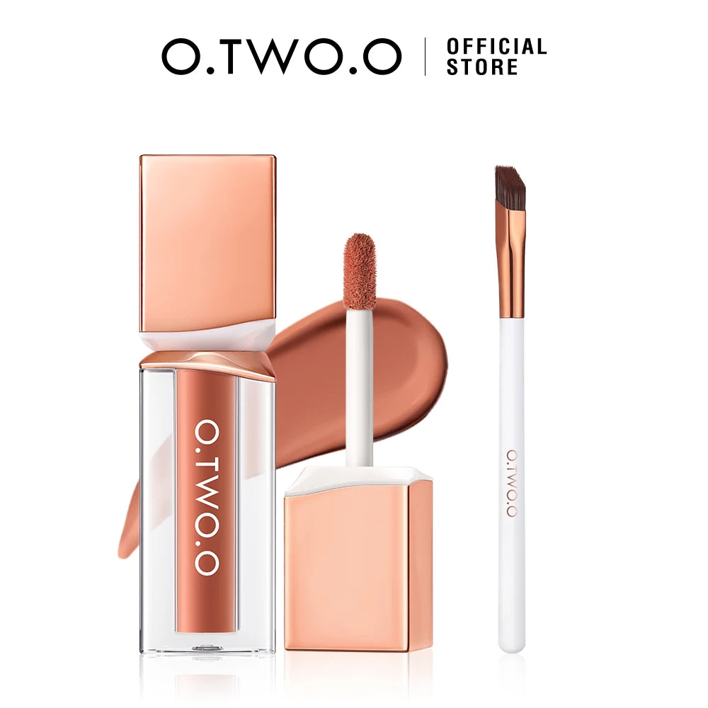 O.TWO.O Velvet Matte Liquid Lipstick with Precision Lip Brush | Long-Lasting & Waterproof Lip Tint