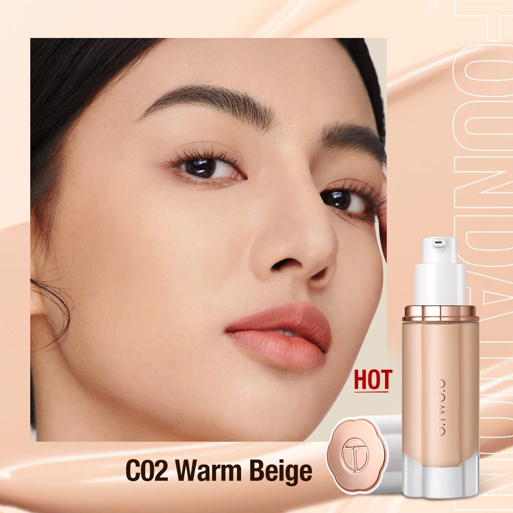 O.TWO.O Soft Mist Locking Foundation – 24H Long-Wearing & Waterproof Liquid Foundation with SPF 30 PA+++