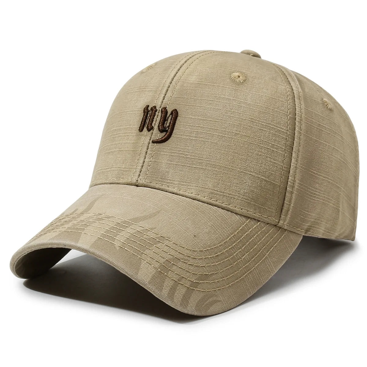 Vintage Washed Cotton Baseball Cap – Unisex Distressed Embroidered Streetwear Dad Hat