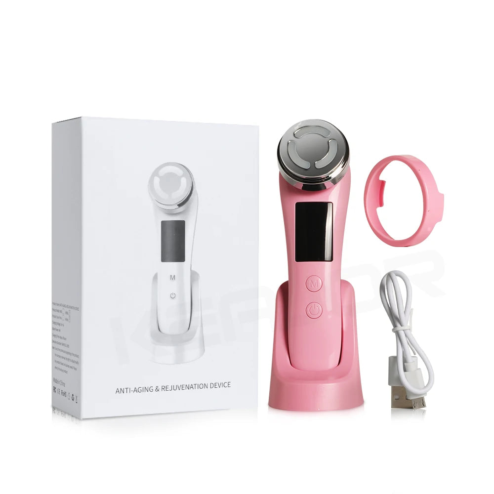 5-in-1 Professional Anti-Aging Facial Rejuvenation & Skin Tightening Device