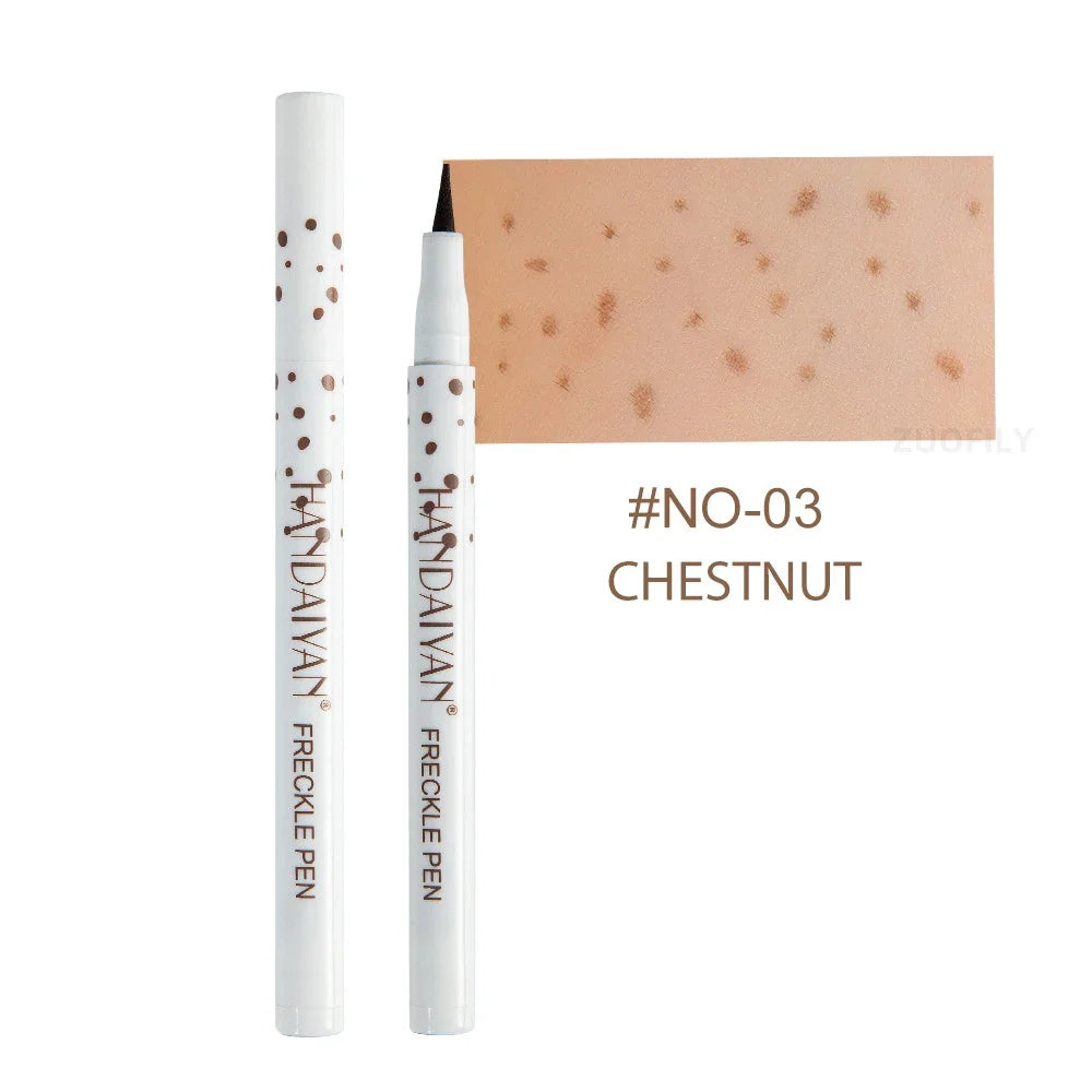 HANDAIYAN 4pc Natural Freckle Pen Set – Long-Lasting Waterproof Sun-Kissed Makeup Pens