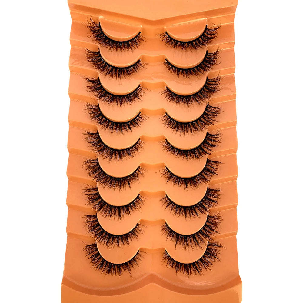 Premium 5D Mink Lashes - Wispy, Dramatic Volume Eyelashes (Bulk 10-Pair Pack)