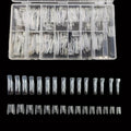 240pcs Sandwich-Style Dual Form Set for Nail Extension – Clear Top & Bottom Forms Kit