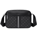 GOLF Men’s Monogram Crossbody Bag – Compact Leather Messenger Shoulder Bag