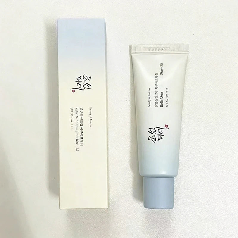 Beauty of Joseon Relief Sun Aqua-Fresh : Rice + B5 SPF50+ PA++++ (50ml) – Lightweight Hydrating Korean Sunscreen with Zero White Cast