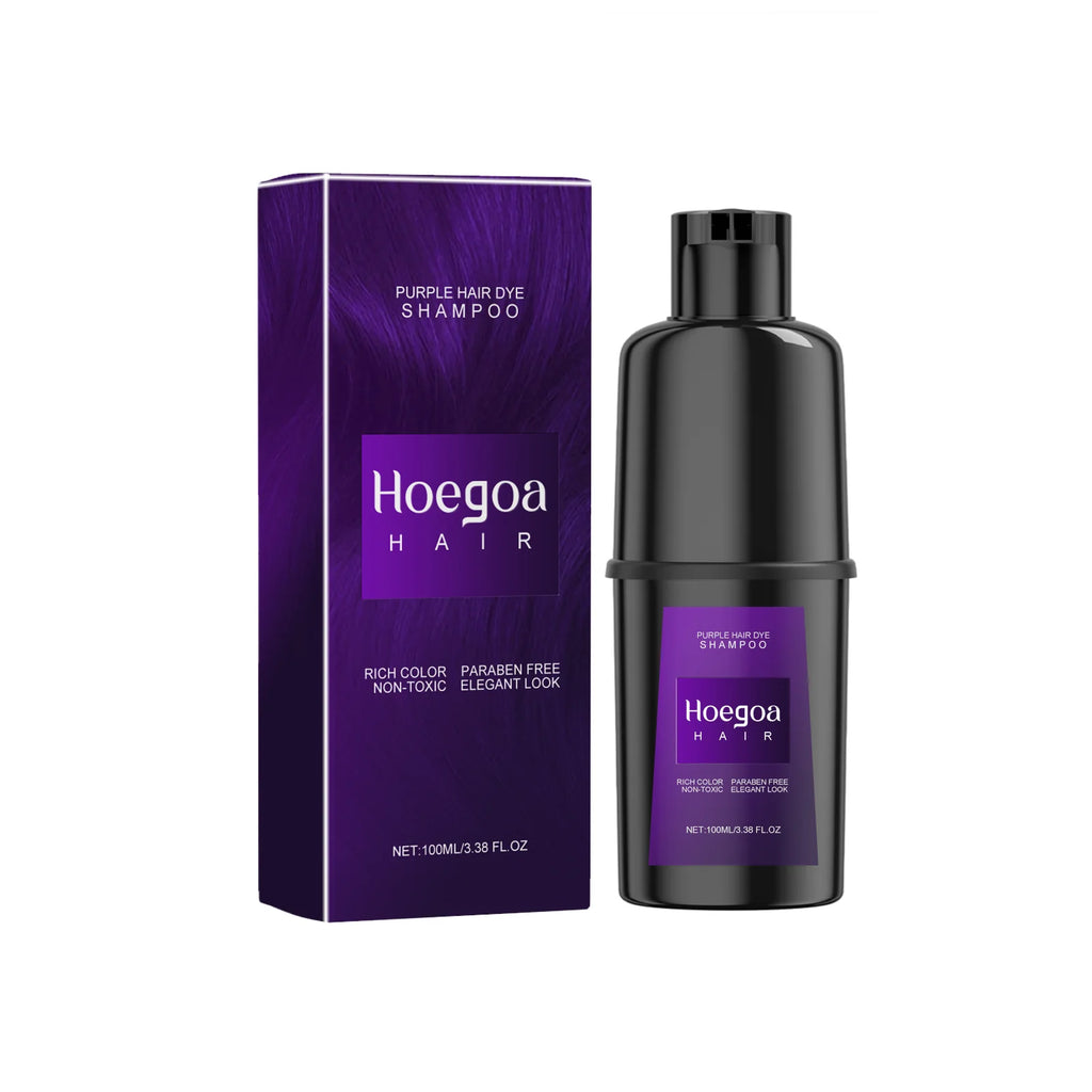 Hoegoa 100ml Hair Dye Shampoo – Instant 2-in-1 Color & Nourishing Wash