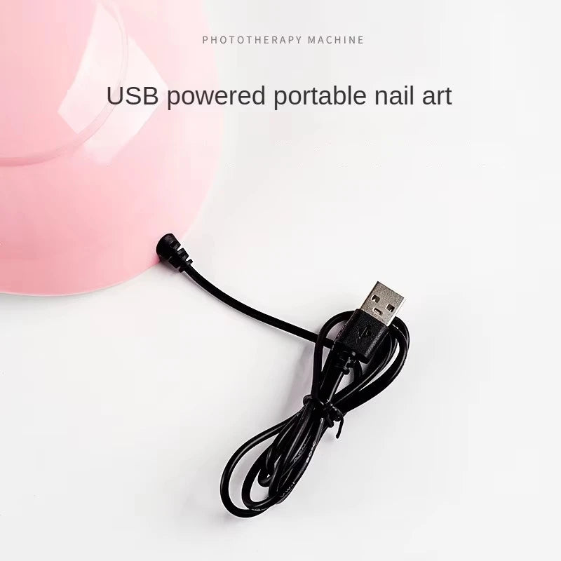 Professional 54W / 36W Pink UV LED Nail Lamp - Portable USB Phototherapy Machine for Gel Polish with HD Digital Timer