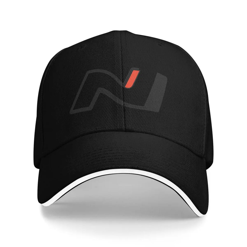 Performance Motorsport Letter N Baseball Cap – Contrast Trim Racing Hat