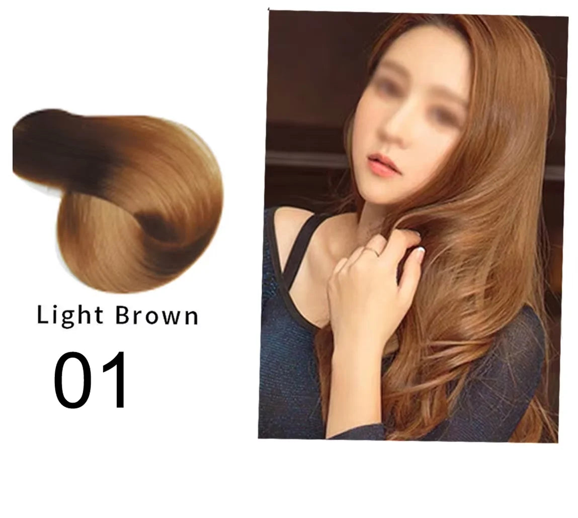 MOKERU Professional 500ml Argan Oil Color Shampoo – Natural Plant-Based Permanent Hair Dye