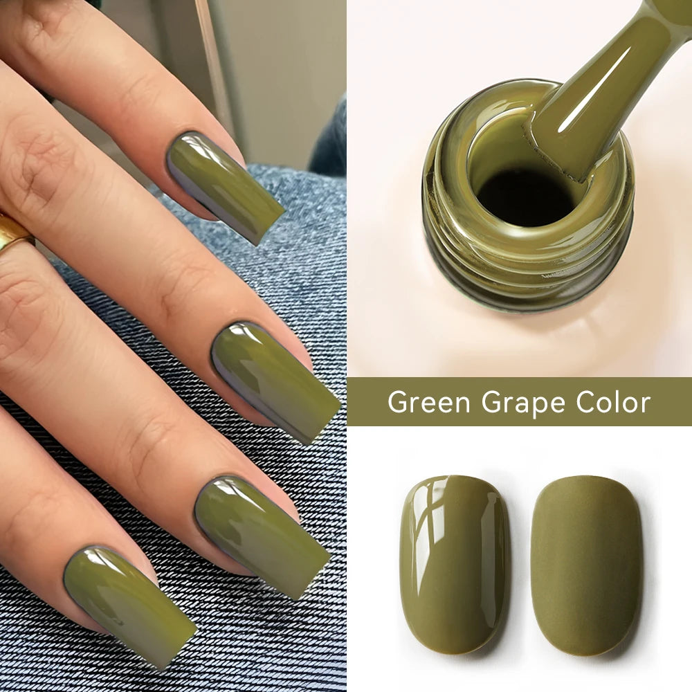 Premium Deep Cherry Red Gel Nail Polish - Long-Lasting & High-Gloss Finish