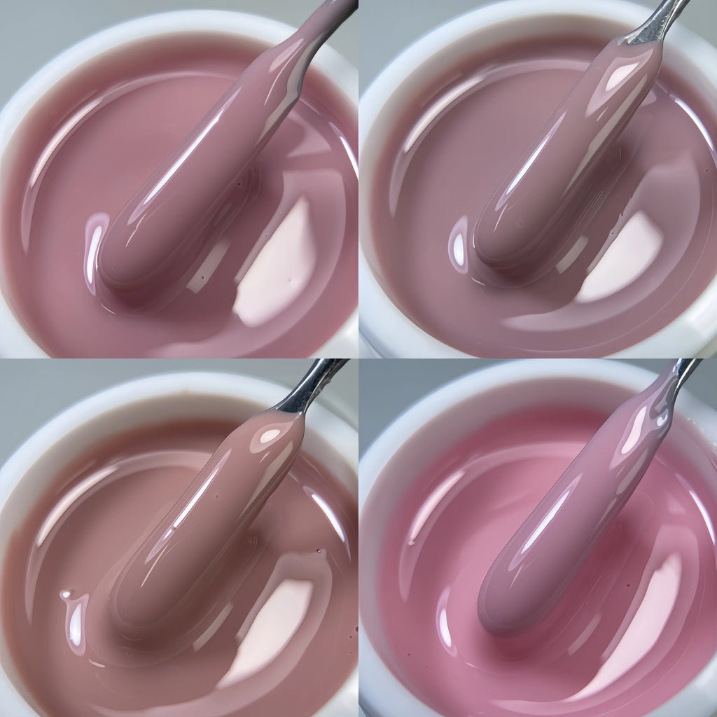 TPO-Free Opaque Builder Gel in a Jar – Liquid UV/LED Self-Leveling Nail Extension Gel
