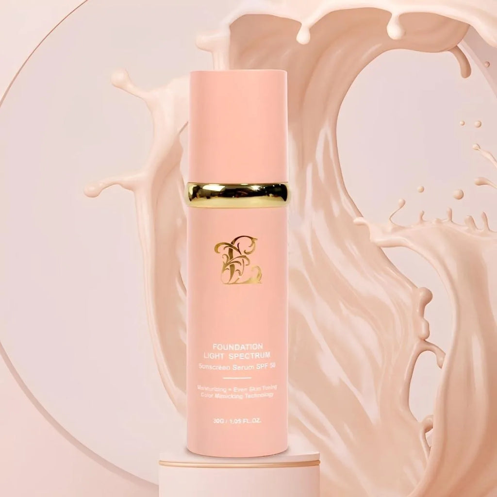 Color-Adapting Light Spectrum Foundation SPF 50 – Hydrating & Skin-Evening Serum (30ml)
