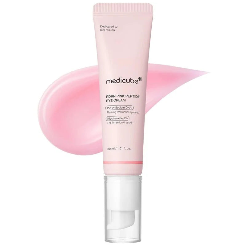 Medicube PDRN Pink Peptide Eye Cream – Revitalizing & Firming Under-Eye Care (30ml)