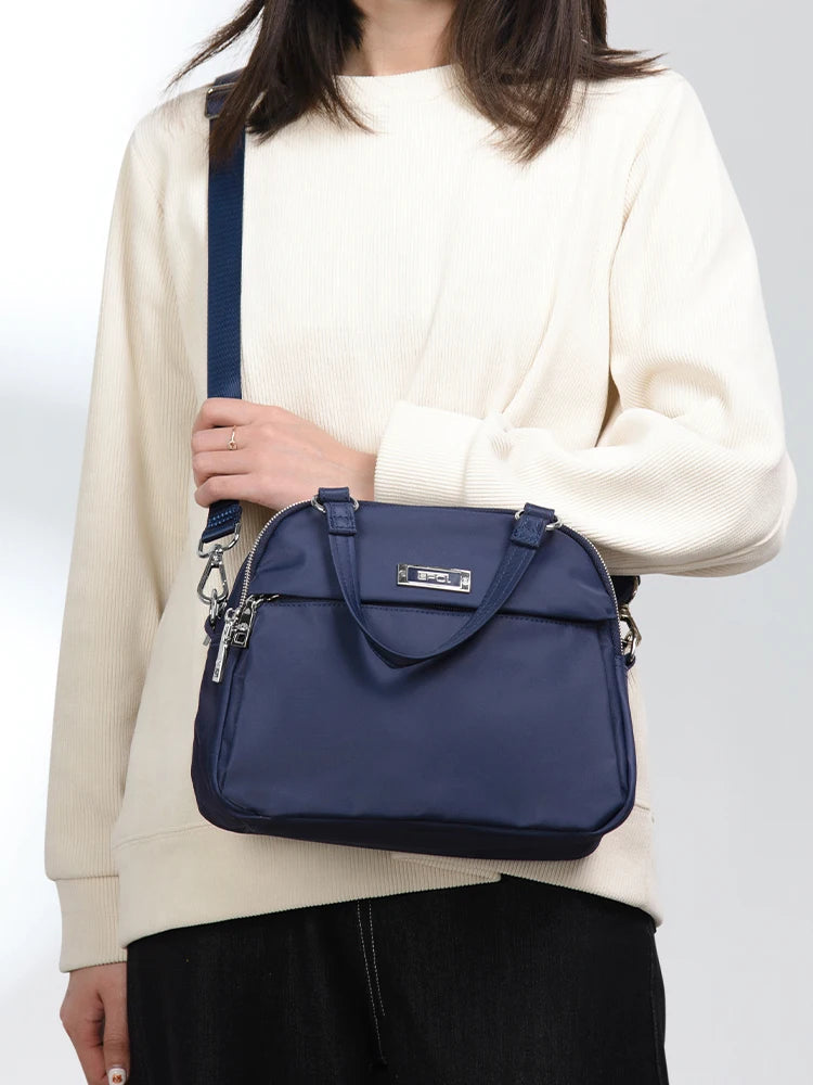 Water-Resistant Lightweight Nylon Hobo Bag – Convertible Multi-Pocket Crossbody Purse