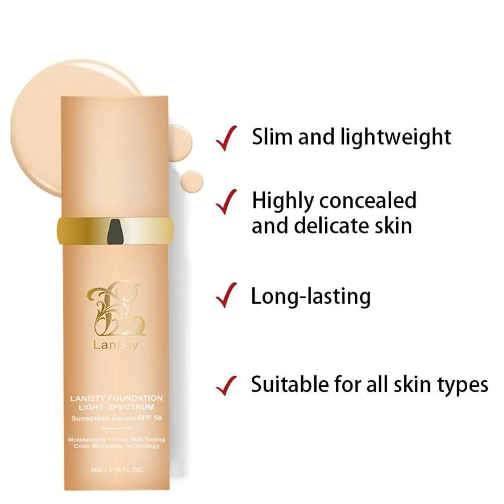 4-in-1 Bionic Color-Changing Concealer & Sunscreen Foundation SPF 50