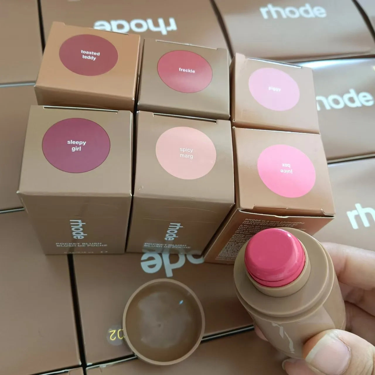 Rhode Pocket Blush – On-The-Go Cream Blush Stick
