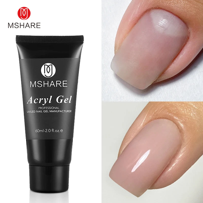 Professional Acryl Gel (Polygel) Tube – UV/LED Extension & Sculpting Gel (60ml / 2.0 fl. oz)