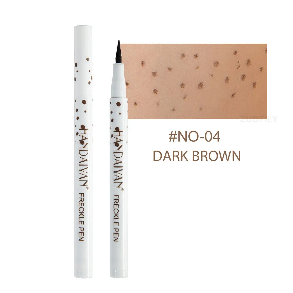 HANDAIYAN 4pc Natural Freckle Pen Set – Long-Lasting Waterproof Sun-Kissed Makeup Pens