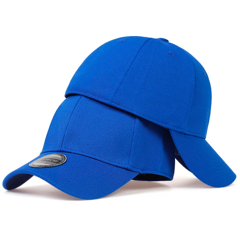 Minimalist Solid Fitted Baseball Cap – Stretch Fit Closed Back Hat