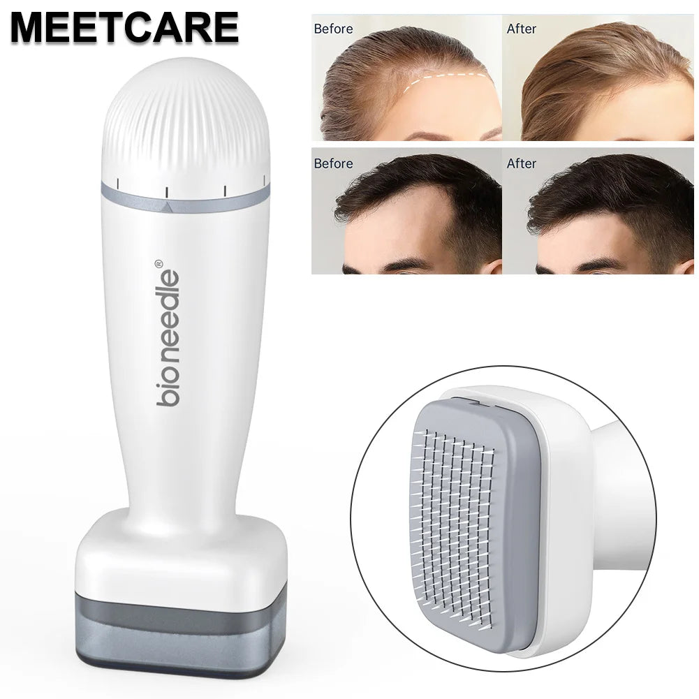 Bio Needle 120 Adjustable Microneedling Derma Stamp – Professional Hair Regrowth & Anti-Aging Skin Renewal System