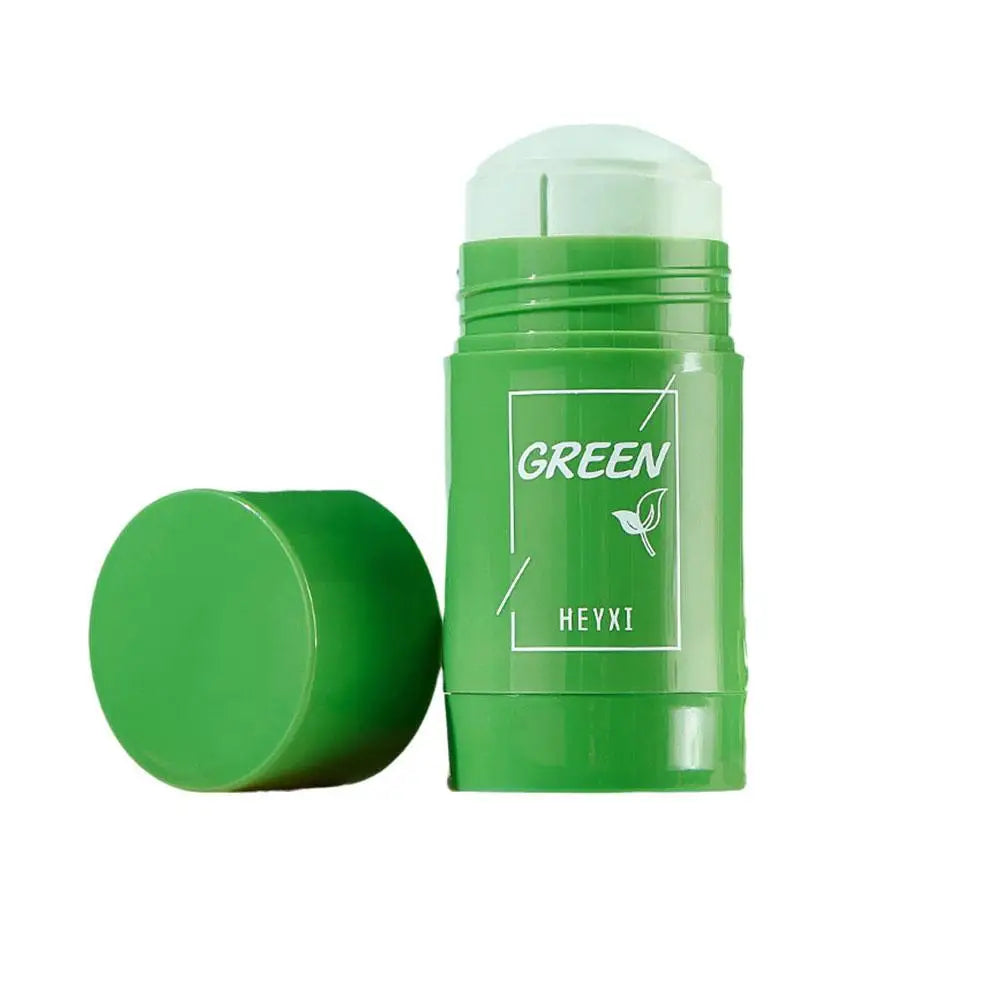 Green Tea Purifying Clay Mask Stick – Deep Cleansing Pore Minimizer & Blackhead Remover for Oily Skin