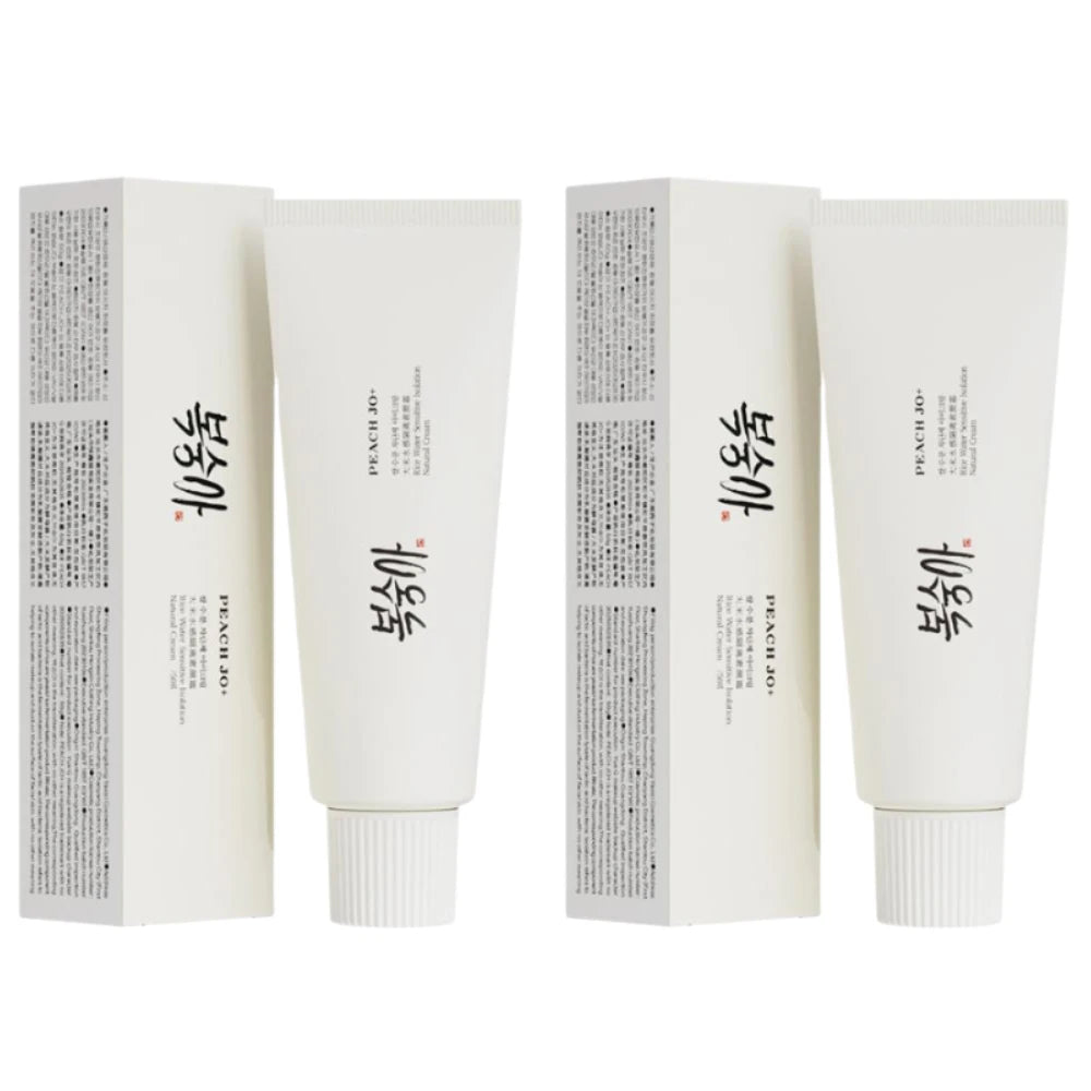 PEACH JO+ Rice Water Sensitive Isolation Tone-Up Cream (50ml) – 12H Hydrating Makeup Primer, Pore-Blurring & Natural Brightening Base