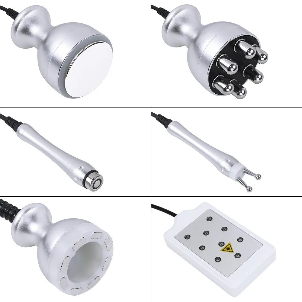 Professional 6-in-1 Ultrasonic Cavitation RF Body Slimming & Face Lifting Machine