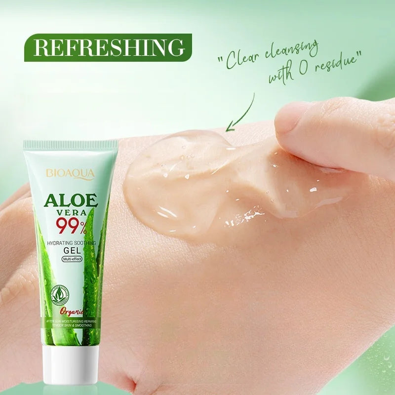 BIOAQUA 99% Aloe Vera Hydrating Soothing Gel (50g)