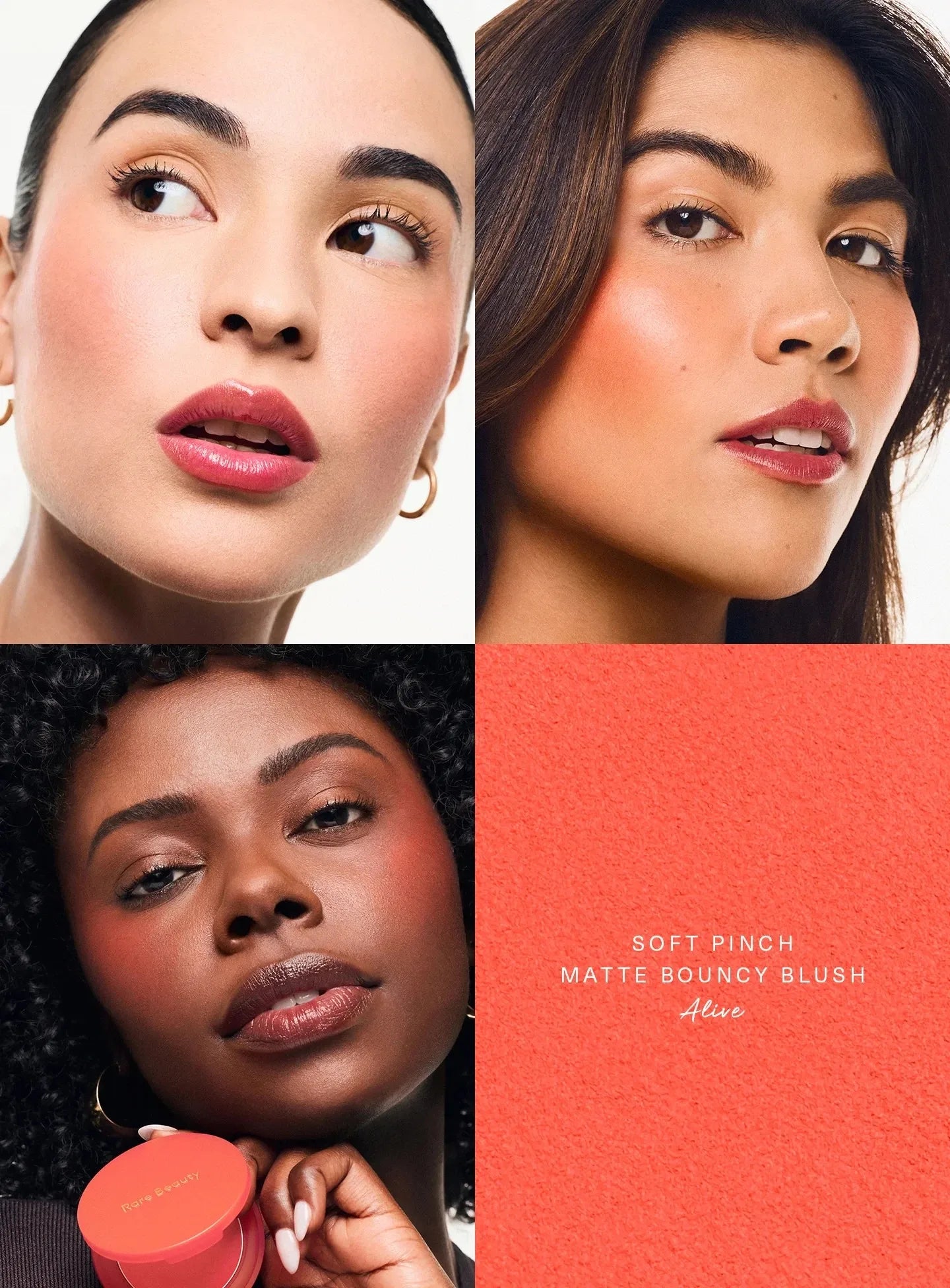 Rare Beauty Blush Collection – Soft Pinch Liquid, Luminous Powder & Stay Vulnerable Melting Cream Blush