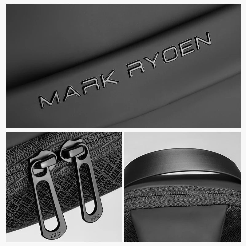 Mark Ryden Waterproof Crossbody Sling Bag – Anti-Theft Chest Pack with 7.9" iPad Compartment & YKK Zippers
