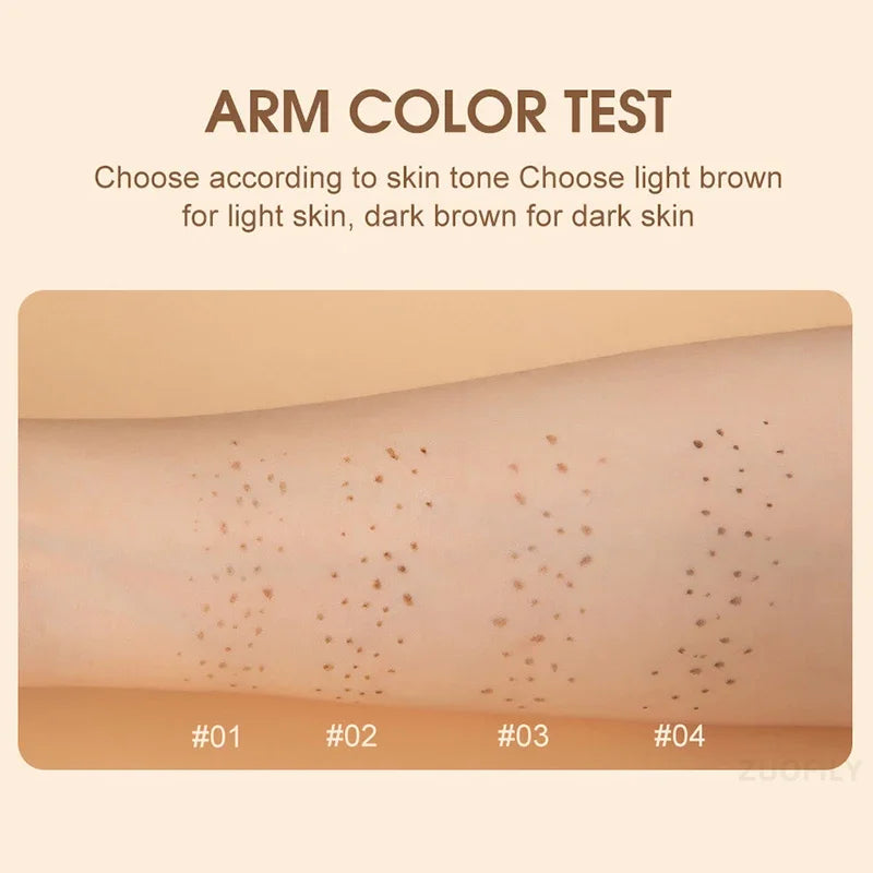 HANDAIYAN 4pc Natural Freckle Pen Set – Long-Lasting Waterproof Sun-Kissed Makeup Pens