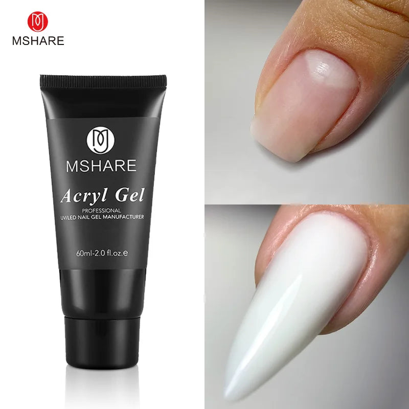 Professional Acryl Gel (Polygel) Tube – UV/LED Extension & Sculpting Gel (60ml / 2.0 fl. oz)