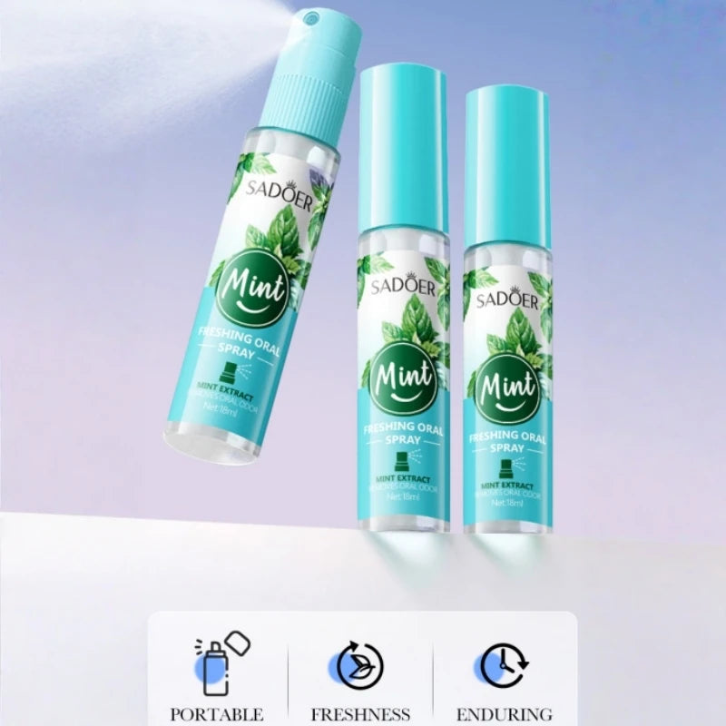 SADOER™ Fresh Breath Oral Spray – Instant Bad Breath Relief & Mouth Freshener (18ml)
