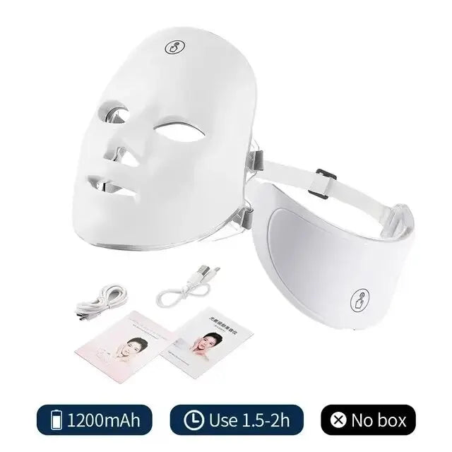 7-Colour Wireless LED Face Mask | Face & Neck Options