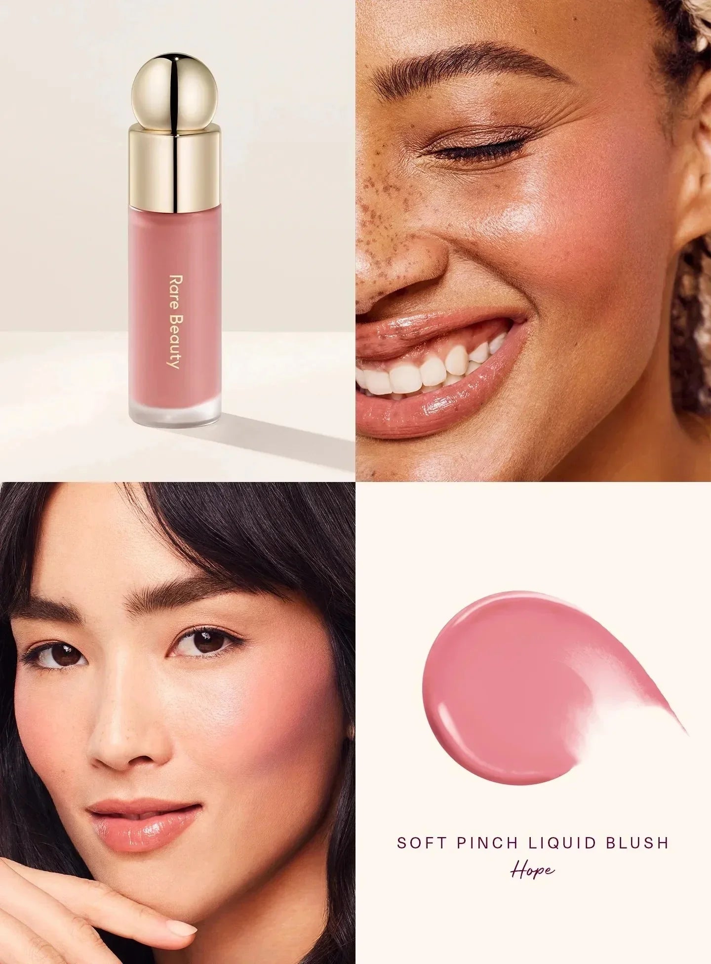Rare Beauty Blush Collection – Soft Pinch Liquid, Luminous Powder & Stay Vulnerable Melting Cream Blush