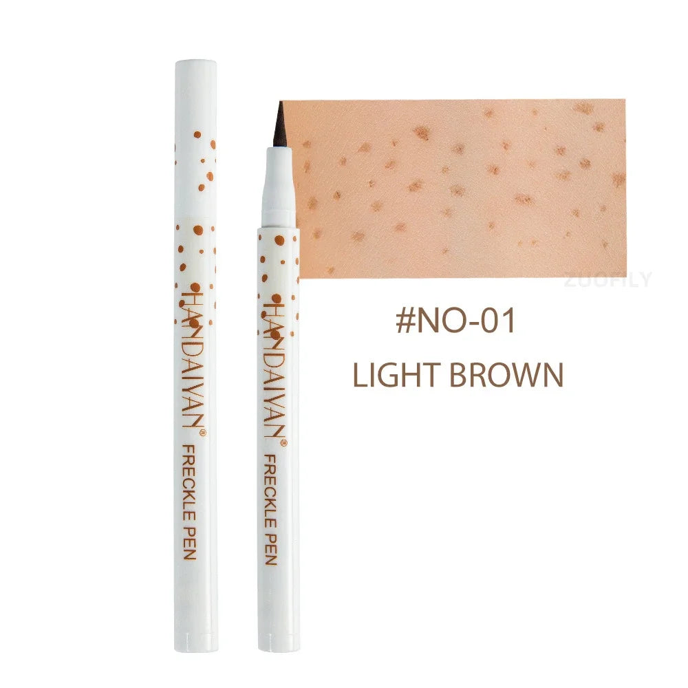 HANDAIYAN 4pc Natural Freckle Pen Set – Long-Lasting Waterproof Sun-Kissed Makeup Pens