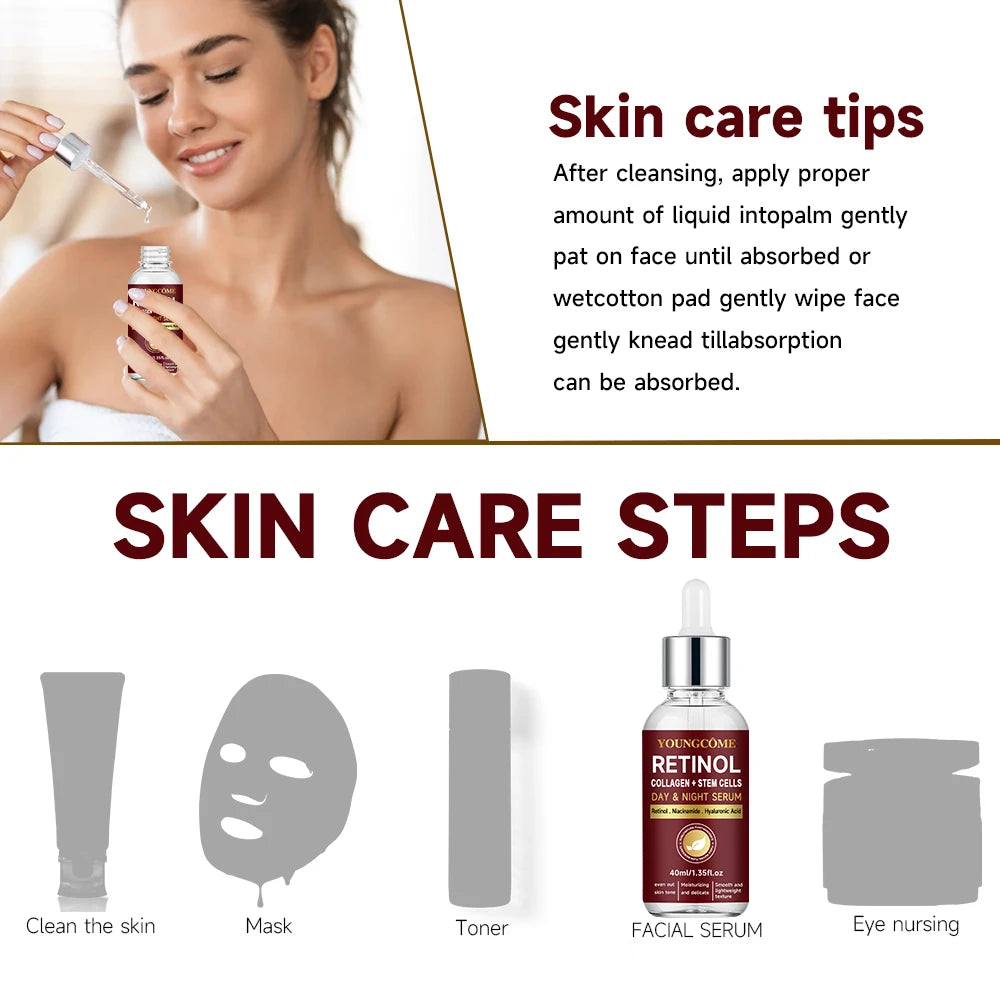 YOUNGCÔME Retinol & Collagen Day & Night Serum