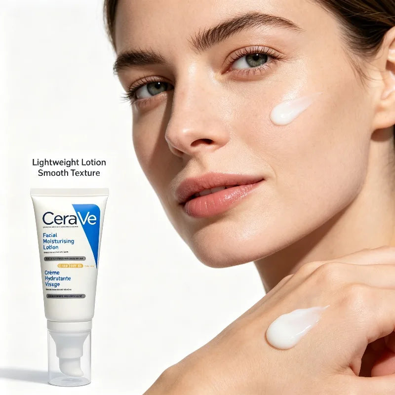 CeraVe AM Facial Moisturising Lotion SPF 50 – Daily Hydrating Face Cream with Ceramides & Hyaluronic Acid (50ml / 1.69 fl oz)