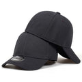 Minimalist Solid Fitted Baseball Cap – Stretch Fit Closed Back Hat