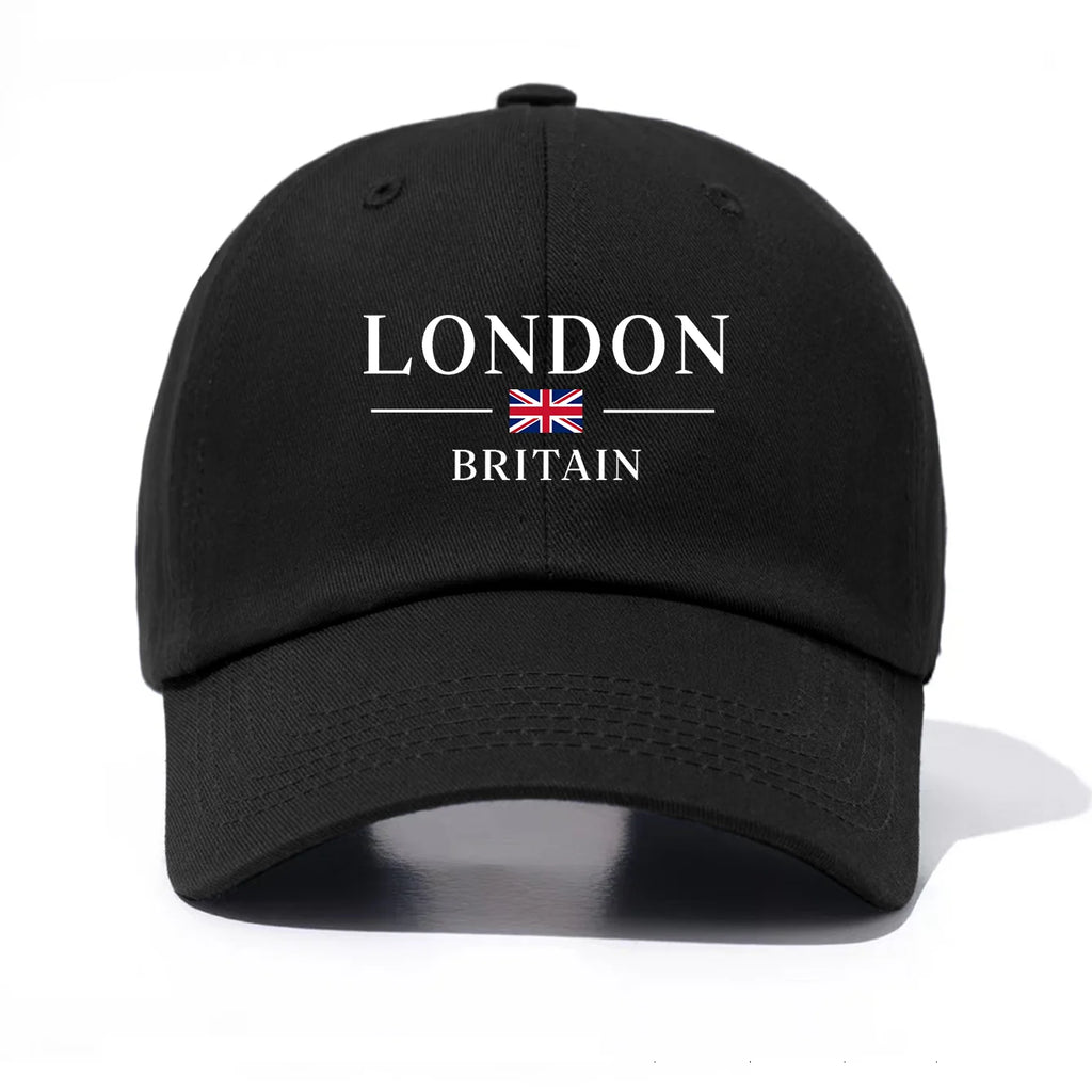 London Britain Flag Cotton Baseball Cap – Adjustable Dad Hat