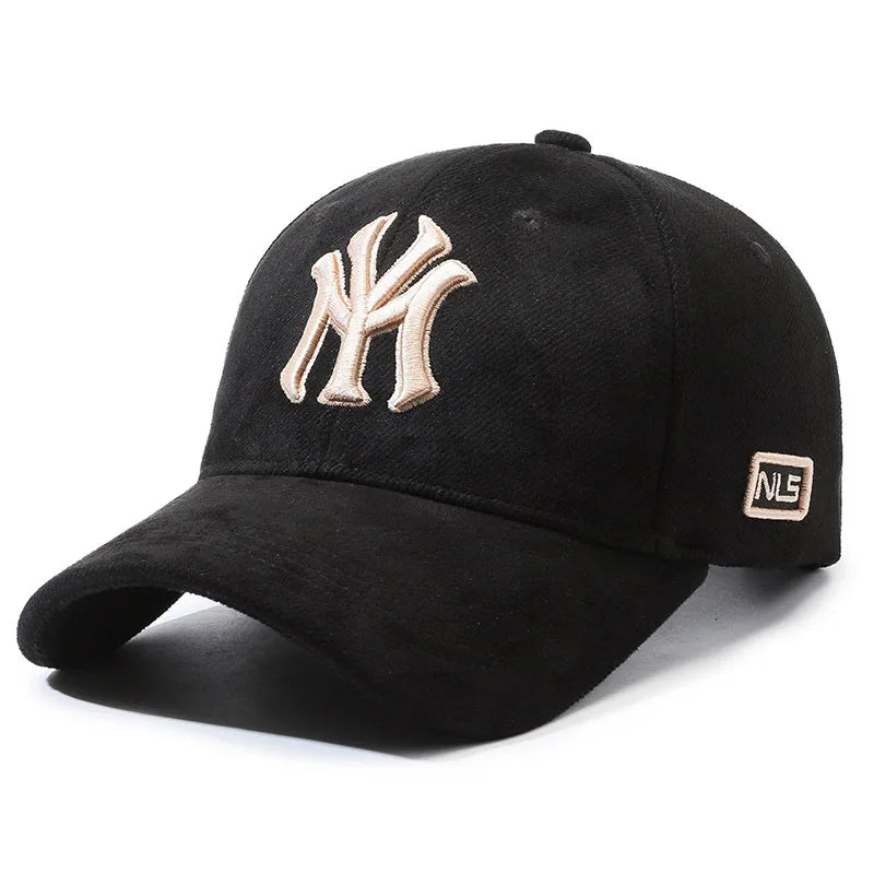 Premium Suede-Touch 3D Embroidered Baseball Cap – Unisex Structured Streetwear Dad Hat