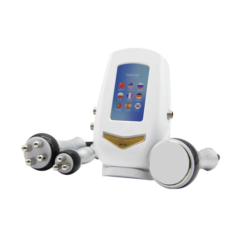3-in-1 Professional 40K Ultrasonic Cavitation & Multipolar RF Body Slimming Machine (LW-101)