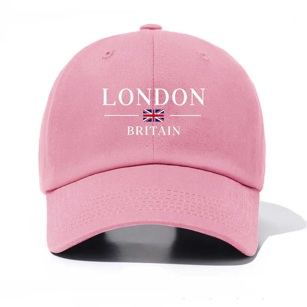 London Britain Flag Cotton Baseball Cap – Adjustable Dad Hat