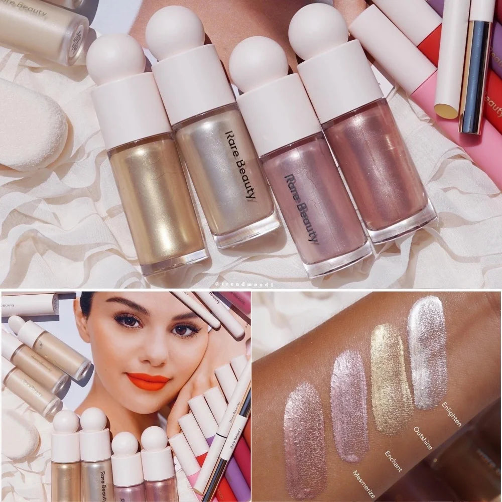 Liquid Dewy Glow Highlighter – Silky Weightless Face Illuminator & Radiance Drops