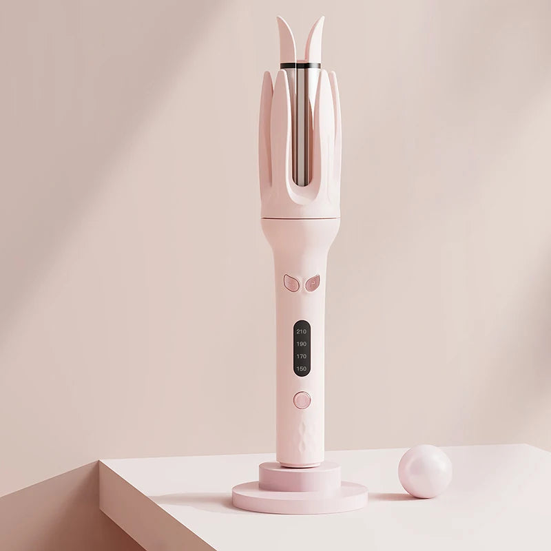 28mm Automatic Hair Curler – Smart Rotating Curling Iron with 30M Negative Ions & 4 Temperature Settings