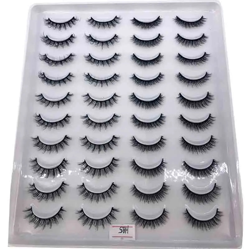 Premium 5D Mink Lashes - Wispy, Dramatic Volume Eyelashes (Bulk 10-Pair Pack)