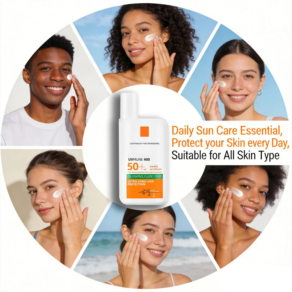 UVMUNE 400 Oil Control Sunscreen Fluid SPF 50+ (50ml) – Ultra Long-UVA Daily Sunscreen with 12H Matte Finish & Anti-Oxidant Protection
