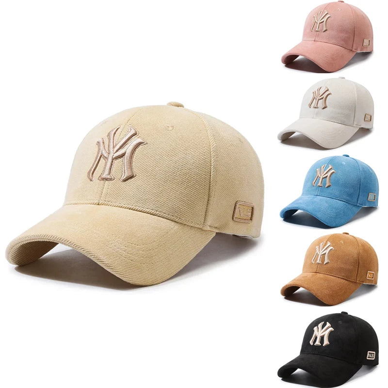 Classic Interlocking Monogram Baseball Cap – Unisex 3D Embroidered Sun Hat