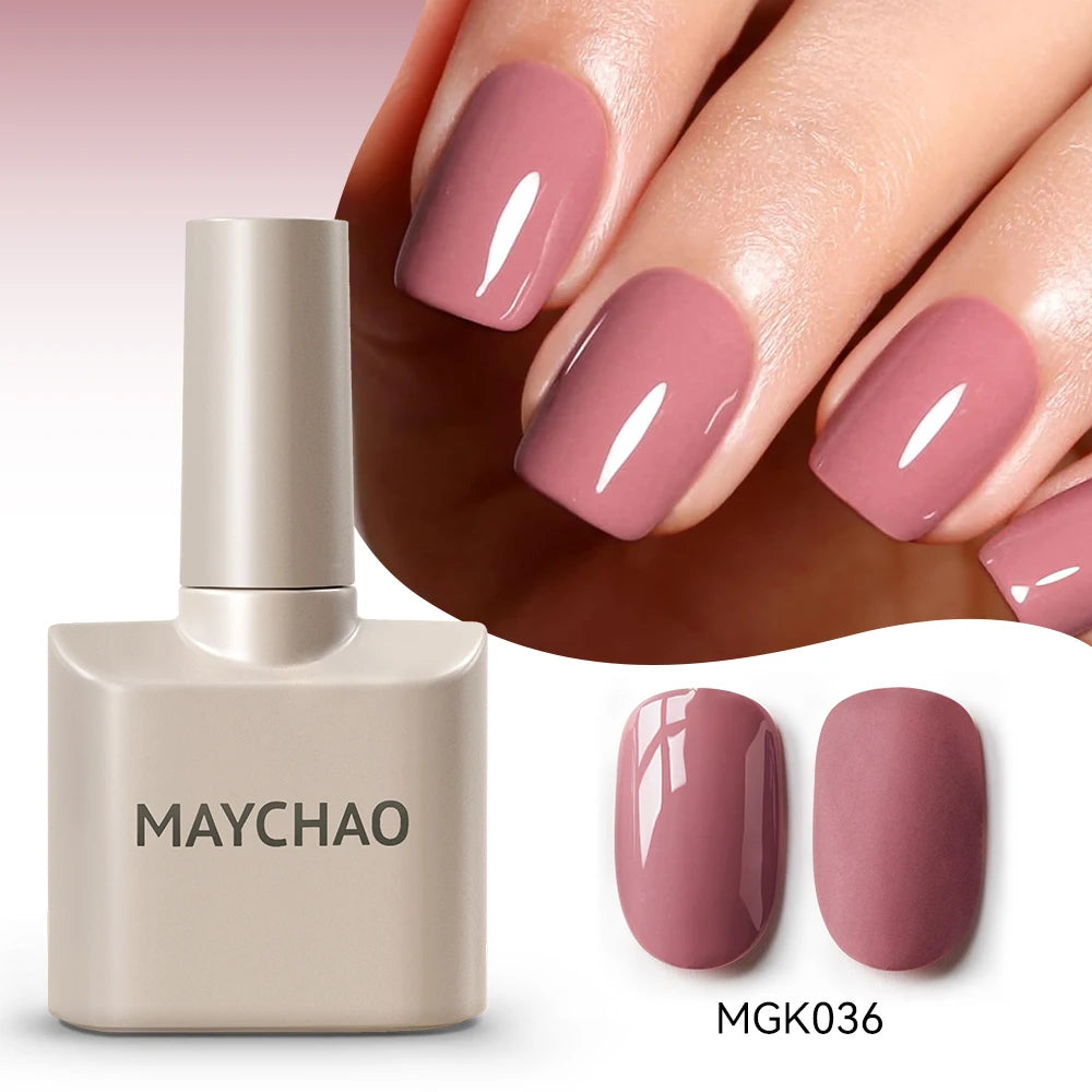 Premium Deep Cherry Red Gel Nail Polish - Long-Lasting & High-Gloss Finish