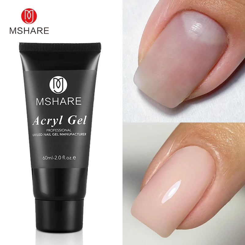 Professional Acryl Gel (Polygel) Tube – UV/LED Extension & Sculpting Gel (60ml / 2.0 fl. oz)